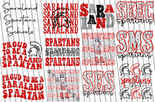 Load image into Gallery viewer, Saraland Spartans PNG Bundle + 2 Bonus Images
