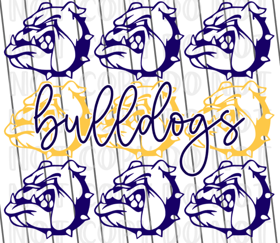 Multi Bulldog Heads