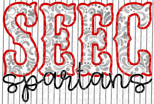 Saraland Early Education-Paisley Print