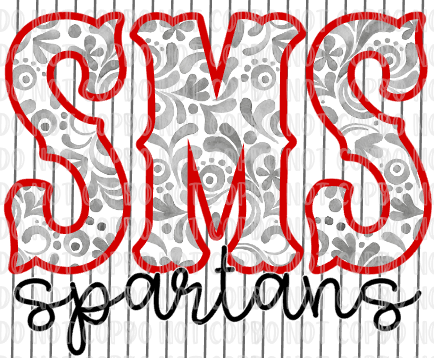 Saraland Middle SMS- Paisley Print