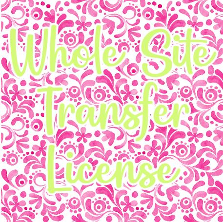 Whole Site Transfer License