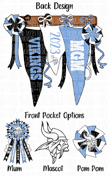 High School Pennant Flags-Toddler & Youth