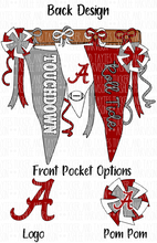 Load image into Gallery viewer, Collegiate Pennant Flags-Toddler Sizing **Toddler colors are limited
