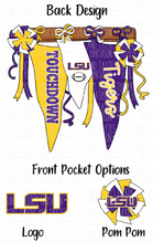 Load image into Gallery viewer, Louisiana State University Pennant Flag-Youth Sizing
