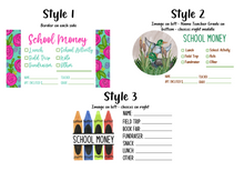 Load image into Gallery viewer, School Money Envelopes
