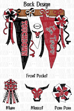 Load image into Gallery viewer, High School Pennant Flags-Toddler &amp; Youth
